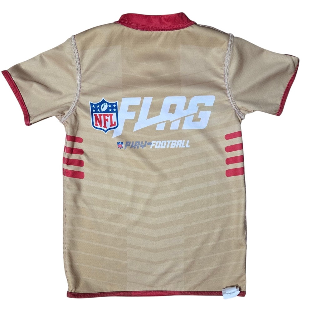 San Francisco 49ers NFL Flag Football Reversible Jersey Youth Small - Picture 4 of 5